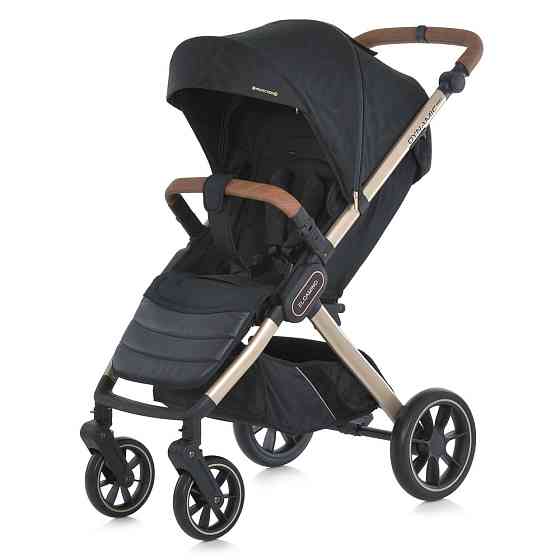 Коляска дитяча EL CAMINO DYNAMIC PRO Special Blac прогулянкова з чохлом та дощовиком Чорна (ME 1053-3) Чернігів