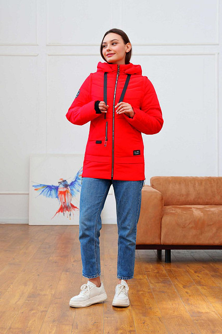 Женская демисезонная курточка трансформер..Курточка  жилет весна-осень 44-58р. Киев - изображение 2