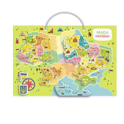 Навчальний набір DoDo Магнітна мапа України (200268) Вінниця