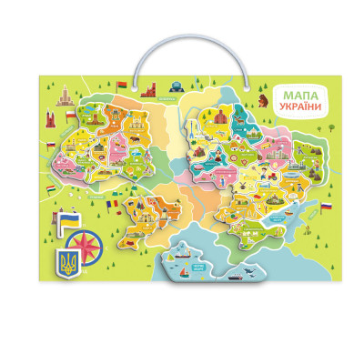 Навчальний набір DoDo Магнітна мапа України (200268) Вінниця - фото 3