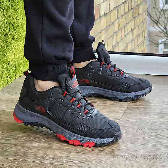 Мужские Кроссовки The North Face Черные с Красным Норт Фейс (размеры: 40,41,42,44) ВидеоОбзор Днепр