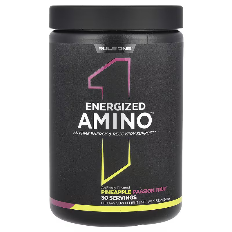 Аминокислотный комплекс Rule One Energized Amino 270 г, Pineapple Passionfruit Луцк - изображение 1