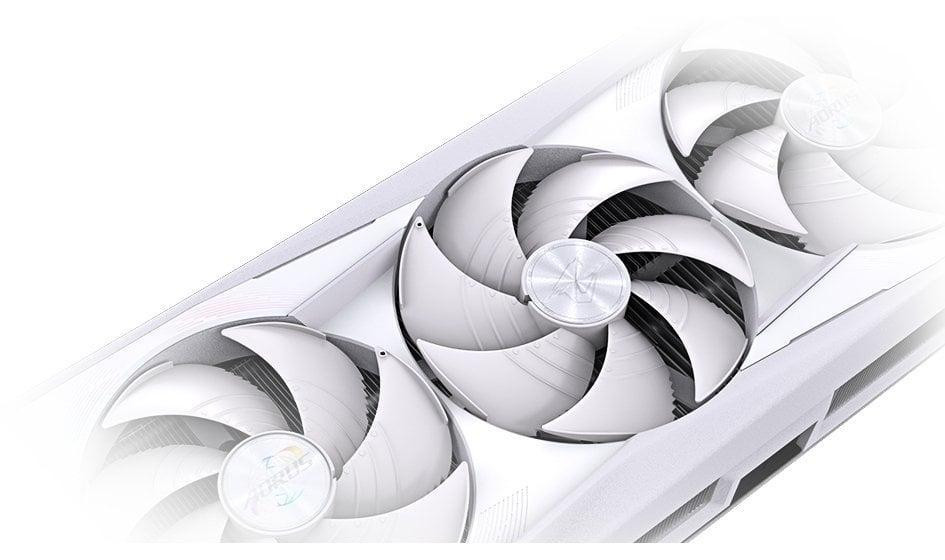 Відеокарта GF RTX 5090 32 GB GDDR7 Aorus Master Ice Gigabyte (GV-N5090AORUSM ICE-32GD) ( white ) Харків - фото 13