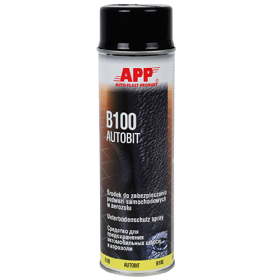 Засіб для захисту шасі аерозольний Autobit B100 500мл APP чорний, 050600 Киев - изображение 1
