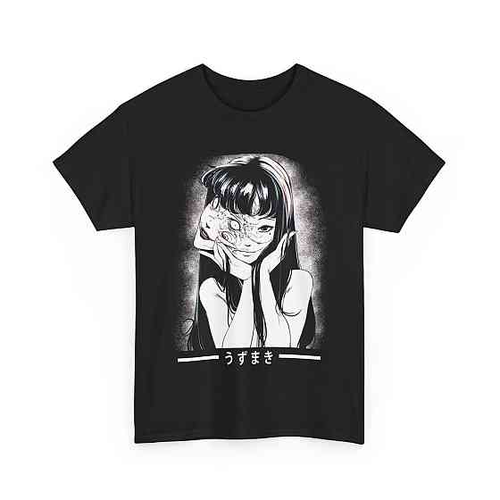 Футболка чоловіча з аніме принтом Томіе Джунджі Іто Аніме оверсайз (S/M/L) Чорний AnimeJ0017 Дніпро