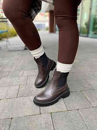 Garti Черевики жіночі GARTI 361 шоколадні (зима, шкіра натуральна) (6014) 37 Коломия