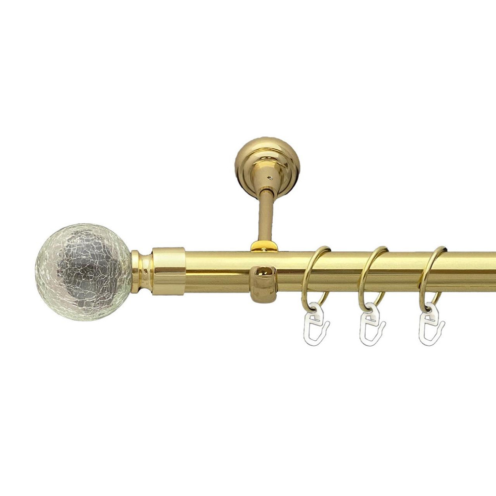 Карниз Orvit Сепія металевий однорядний відкритий Золото 25 мм 300 см (00-00012701) Львів - фото 1