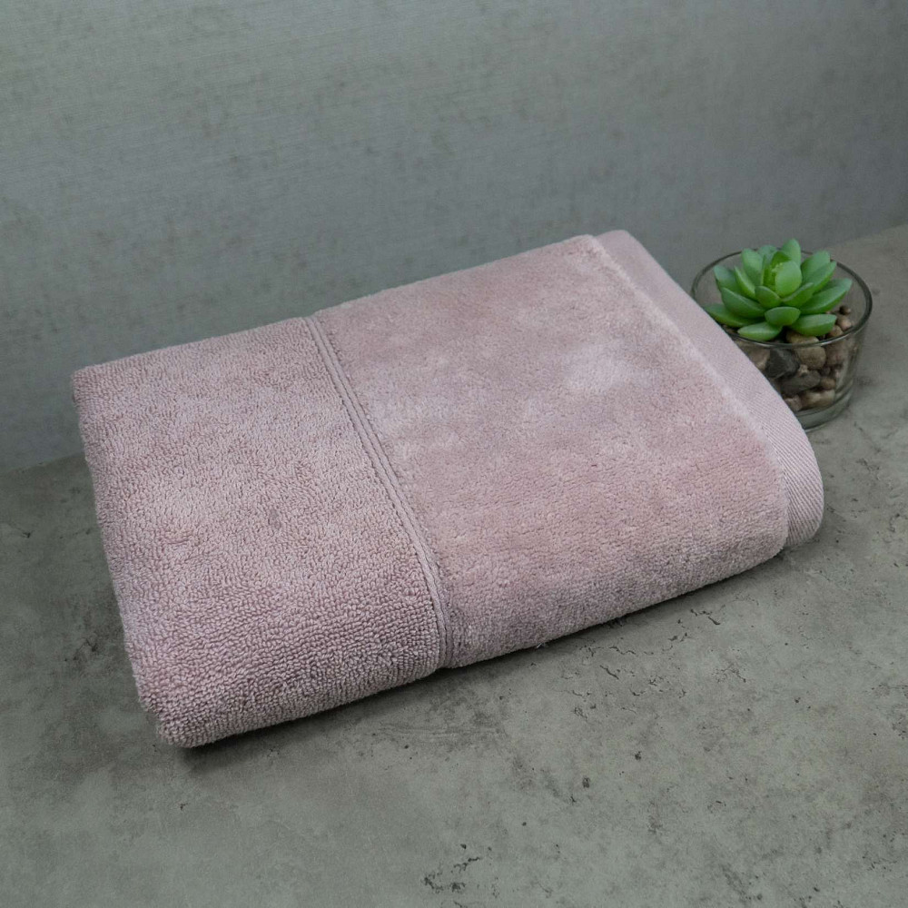 Набор велюр/махра полотенец 3шт GM Textile 40x70см, 50x90см, 70x140см Premium Milado 550г/м2 (Кремовый) Сумы - изображение 2