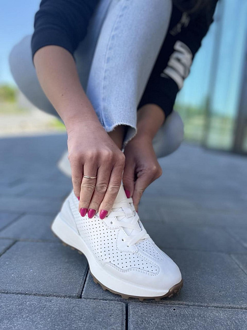 Кросівки жіночі EMELI 171/37 ST білі (весна-осінь, шкіра натуральна) (5020) 40 Коломия - фото 1