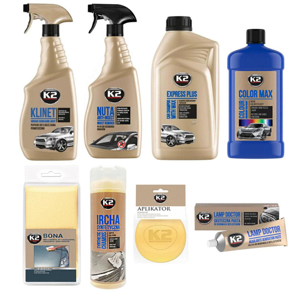 Набор для автомобилиста по уходу за кузовом авто K2 (8 ед.) Киев - изображение 1