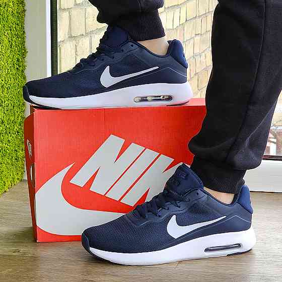 Мужские Кроссовки Nike 90 Синие Найк с Амортизацией Тканевые Летние Сеточка (размеры: 41,42,43,44,45) - 535-4 Днепр