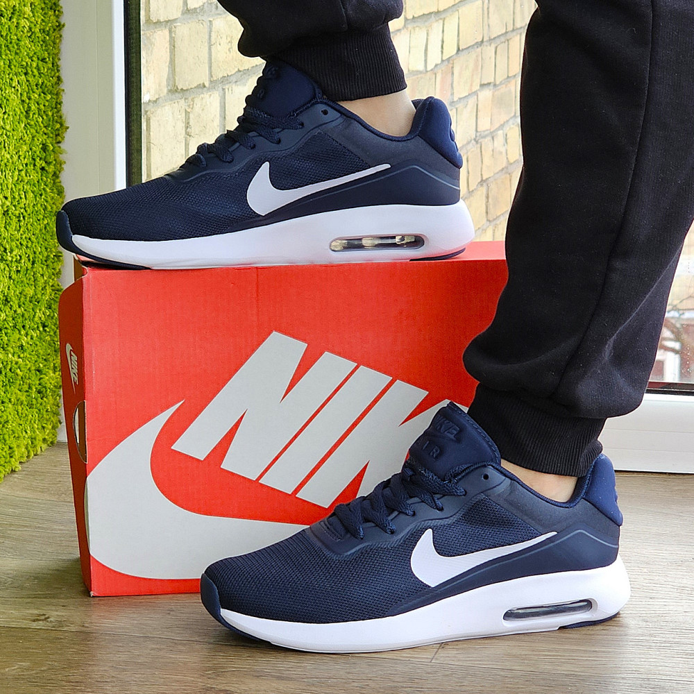 Мужские Кроссовки Nike 90 Синие Найк с Амортизацией Тканевые Летние Сеточка (размеры: 41,42,43,44,45) - 535-4 Днепр - изображение 1