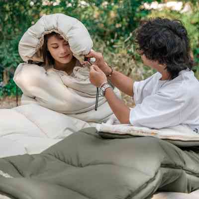 Спальний мішок Naturehike LD150 CNK2300SD016 бежевий (6976023921766) Вінниця