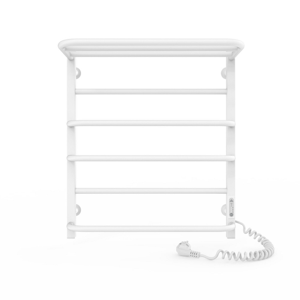 Електрична рушникосушка Laris Зебра Комфорт ЧФ6 500Х600 Е з полицею, біла R3 Київ - фото 2