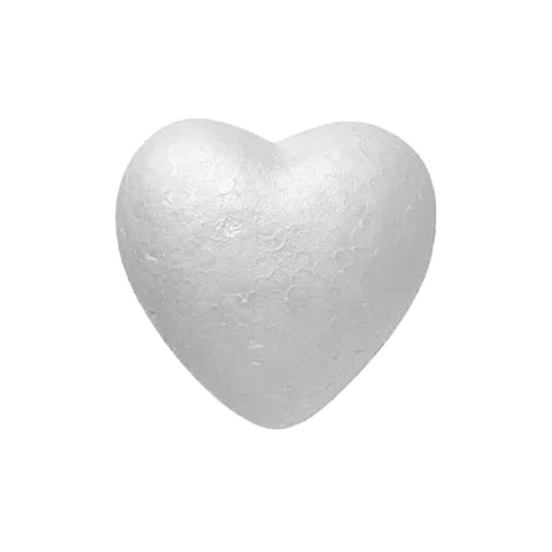 Фігурка для творчості "Серце" 220170 пінопласт, 8,5 см Вінниця - фото 1