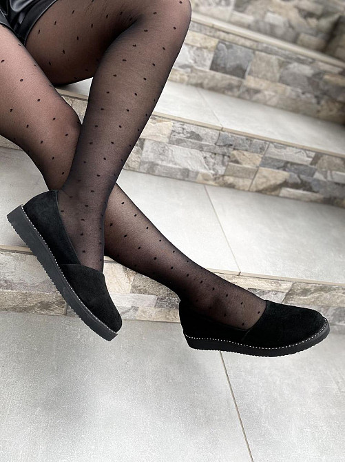 BOGATKO Балетки жіночі BOGATKO 8131 чорні (весна-осінь, замша натуральна) (3542) лише 37р.39р. Коломыя - изображение 8