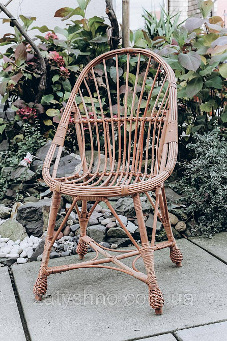 Плетене крісло для балкона та лоджії Київ - фото 4