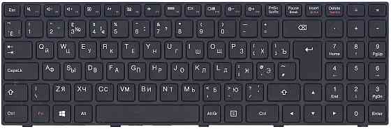 Клавиатура для ноутбука Lenovo IdeaPad (100-15) Black, (Black Frame), RU Вінниця