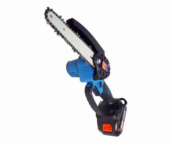Акумуляторна ланцюгова пила міні Domotec Chain Saw 6" (2 АКБ 68V 8Ah) гілкоріз у кейсі для саду Одеса