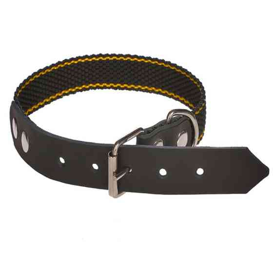 Нашийник 3081 25мм "Економ" комбінований синтетика + шкіра Вінниця