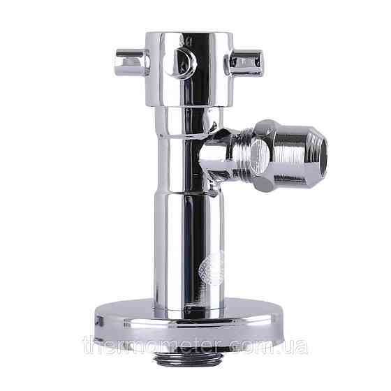 Кран полуоборотный угловой с цангой SOLOMON 1/2″х 3/8″ Retro 7077 Киев