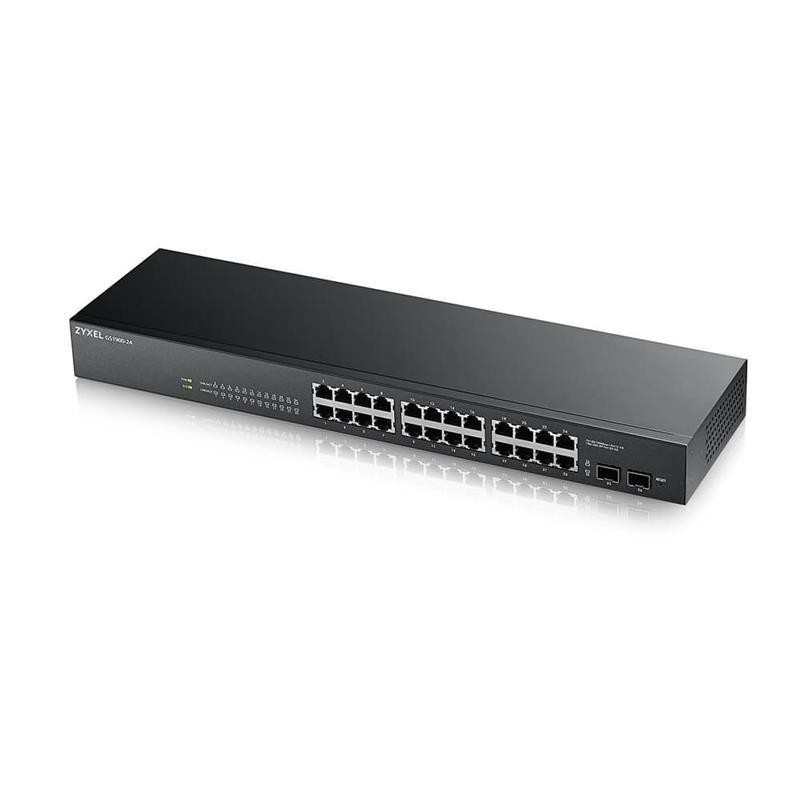 Комутатор ZYXEL GS1900-24 (GS1900-24-EU0102F) (24xGE, 2хSFP, безшумний, WebSmart) Харків - фото 1