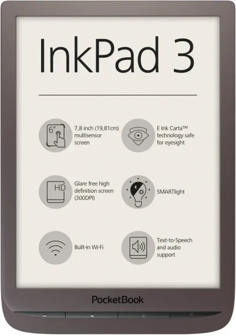 Графический планшет Pocketbook Inkpad 3 Brązowy (PB740XWW) Киев - изображение 1