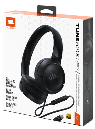 Гарнитура JBL TUNE 520C Black (JBLT520CBLK) (7137189) Киев