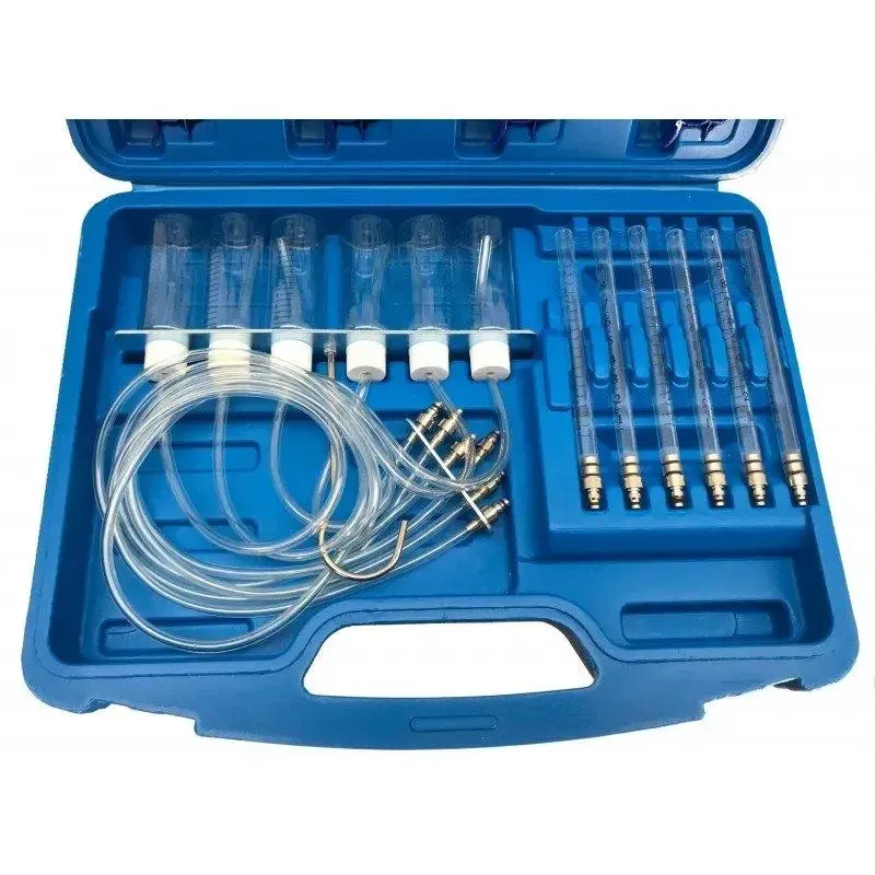 Тестер тиску палива VERKE вимірювач для дизельних авто, у кейсі з адаптерами манометр для авто Львів - фото 3