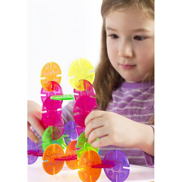 Конструктор Guidecraft Interlox Discs Диски, 96 деталей (G16834) Харьков - изображение 8