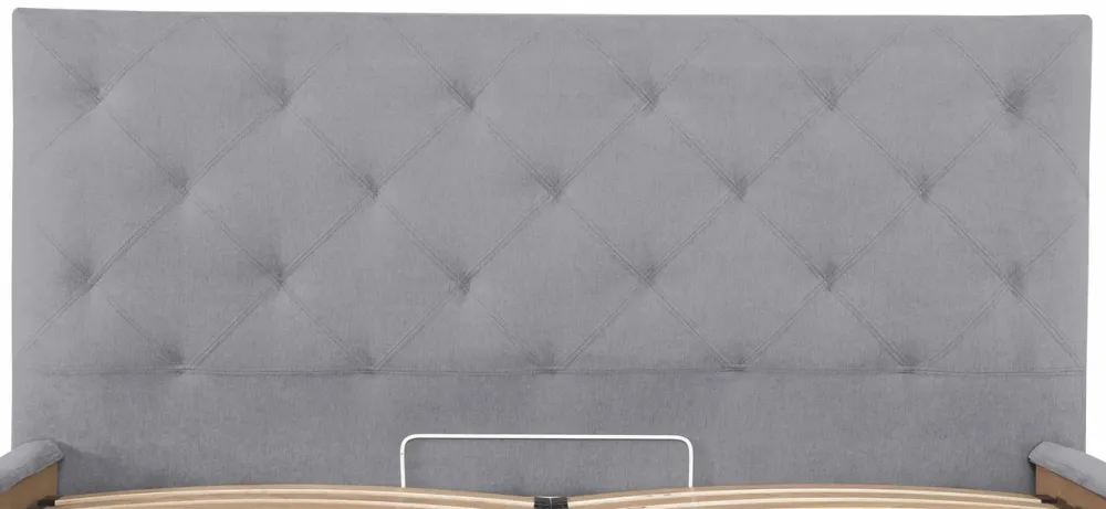 Кровать Двуспальная Bristol Comfort 160 х 200 см Rosto 93 С подъемным механизмом и нишей для белья Серый Киев - изображение 4