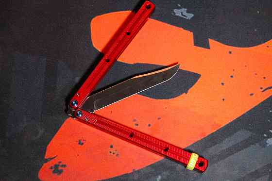 Тренировочный нож Kraken v3 бабочка баллисонг Новый Киев