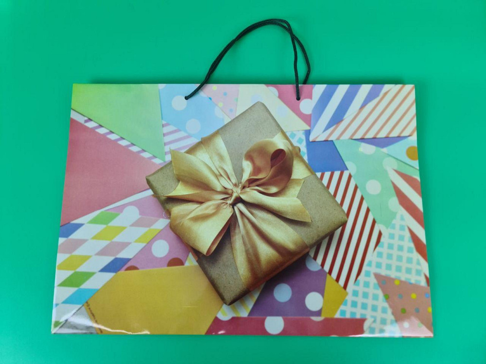 Бумажный пакет горизонтальный гигант 46*33*15 (артGG-077) (12 шт) Харьков - изображение 4