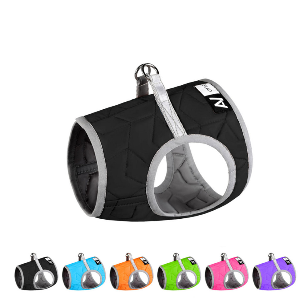 Шлей мягкий AiryVest ONE, размер S1 черный Киев - изображение 1