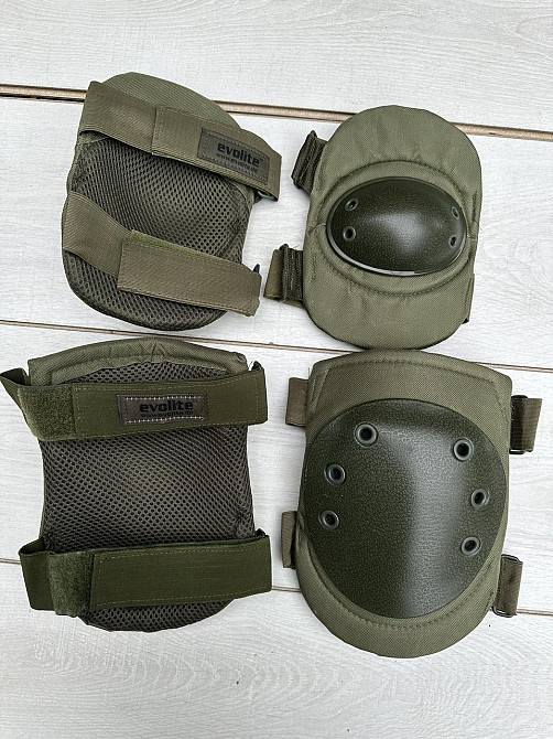 Наколінники та налокітники тактичні олива Одеса - фото 7