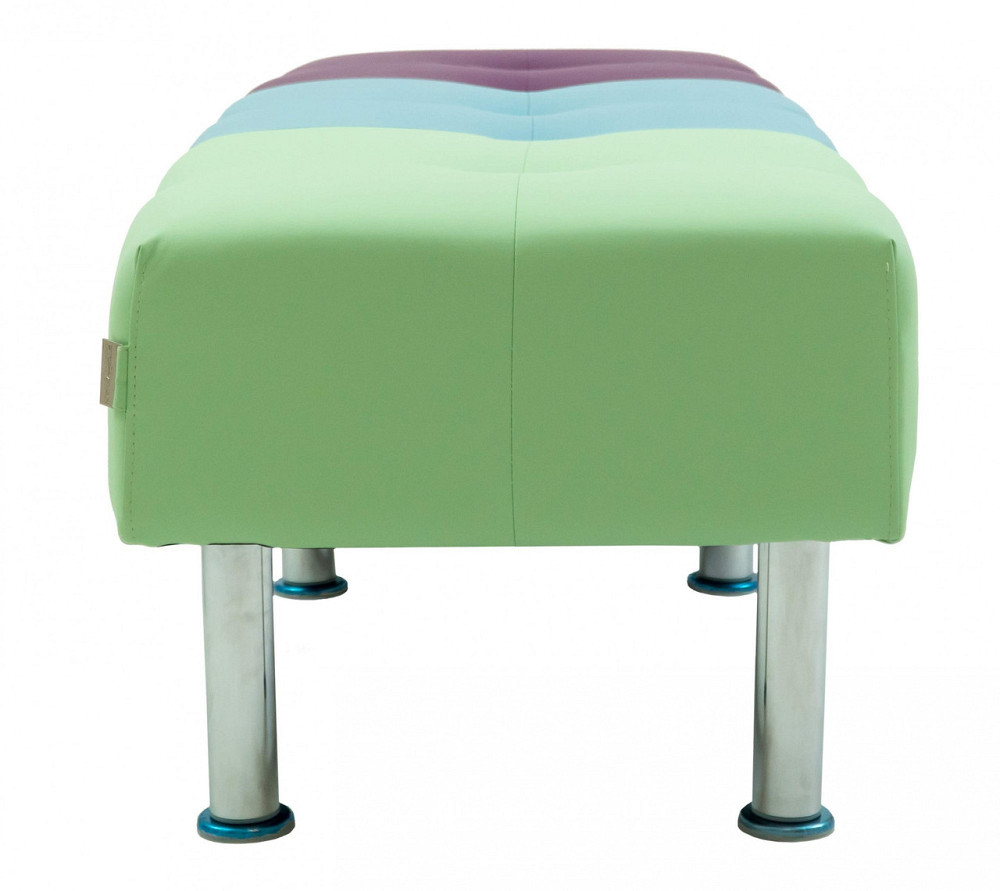 Диван Flay Office двійка 1550х650х450 Сливово-зелено-блакитний Київ - фото 3