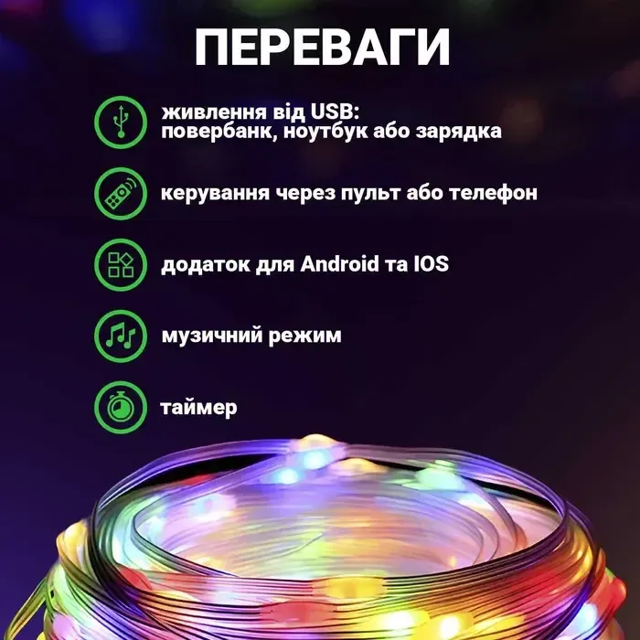 Смарт-лента Led Smart 400 Luces Bluetooth Коломия - фото 4