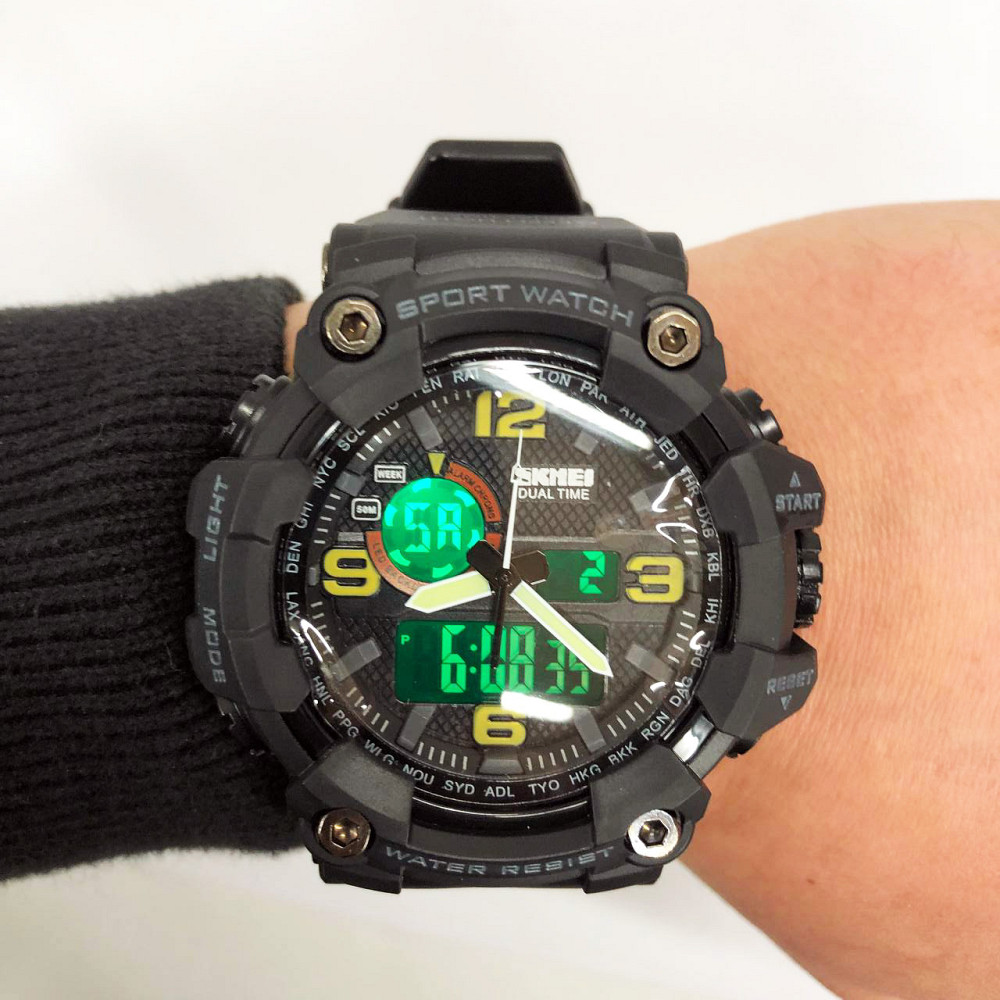 Фірмові спортивні годинники SKMEI 1520BK, Стильні спортивні годинники для активного відпочинку EO-20 Івано-Франківськ - фото 2
