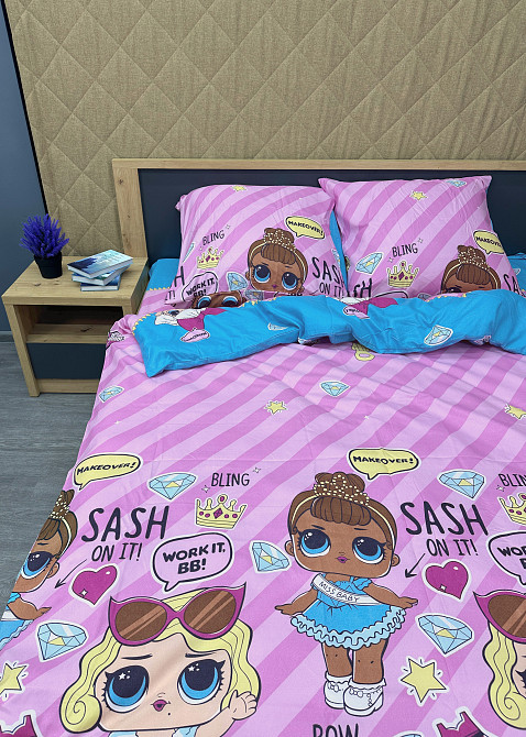 Комплект детского постельного белья Фланель, Koloco Полуторный 150х210 с разноцветным принтом (88-060) Киев - изображение 8