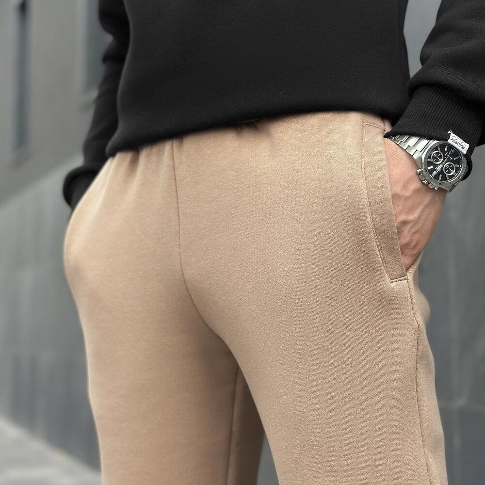 Чоловічі штани джогери з кишенями кемел Pobedov 007 ЗИМА Київ - фото 4