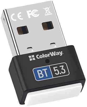 Адаптер Bluetooth v5.3 USB, чорний Colorway Винница