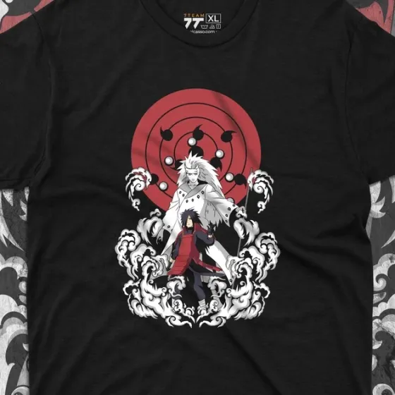 Футболка для подростка мальчика с принтом Наруто Мадара Учіха Размер 160 Anime10324 Днепр