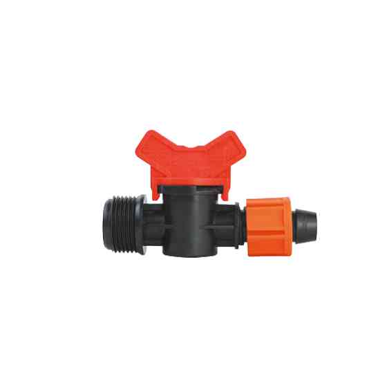 Flora Кран для капельной ленты Ø16мм н/р 3/4" FLORA (5079644) Киев