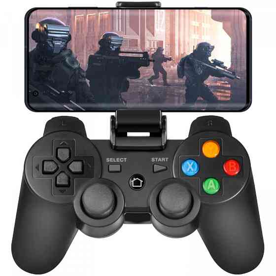 Беспроводной аккумуляторный геймпад Defender Crusher с холдером PC PS3 Android (17 кнопок) Винница