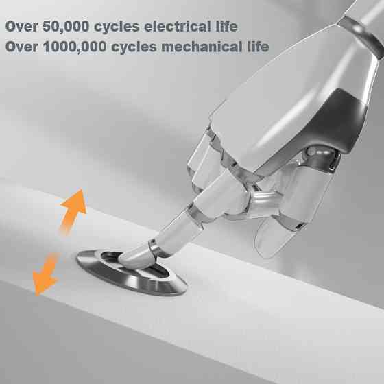 Фиксирующая кнопка 16 мм с зелёным LED индикатором Киев