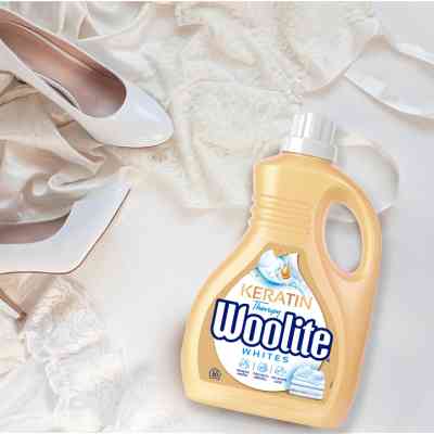 Гель для прання Woolite Для світлих та білих тканин З кератином 1.8 л (5908252004553) Вінниця