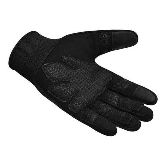 Рукавички для фітнесу RDX W1 Full Finger Plus Black M Каменское
