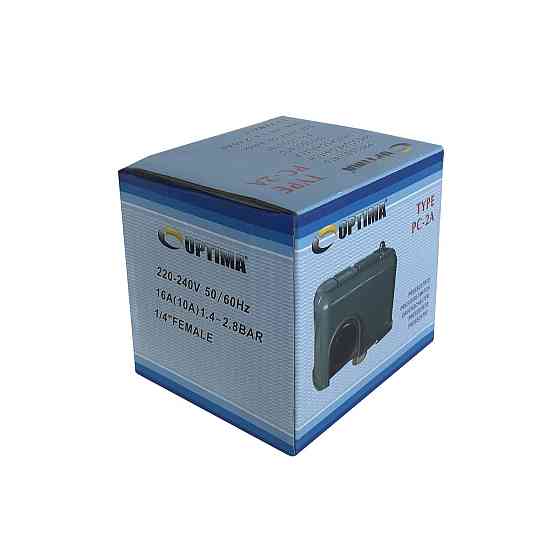 Реле тиску Optima РС-2A з захистом сухого ходу Київ