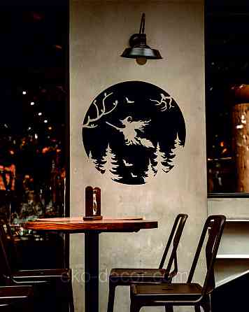 Декоративное настенное Панно «Ведьма на луне», Декор на стену Киев