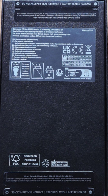 Смартфон Samsung Galaxy S24 8/256GB Onyx Black. Киев - изображение 1